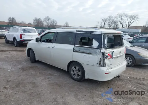 2012 Nissan Quest Sv z USA, uszkodzony, nr VIN JN8AE2KP4C9047760